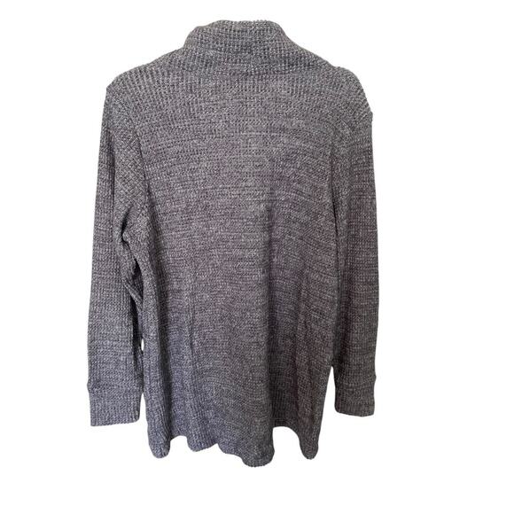 Ideology Cowl-Neck Tulip-Hem Top Deep Charcoal Athleisure Casual Women 2X - Picture 4 of 9